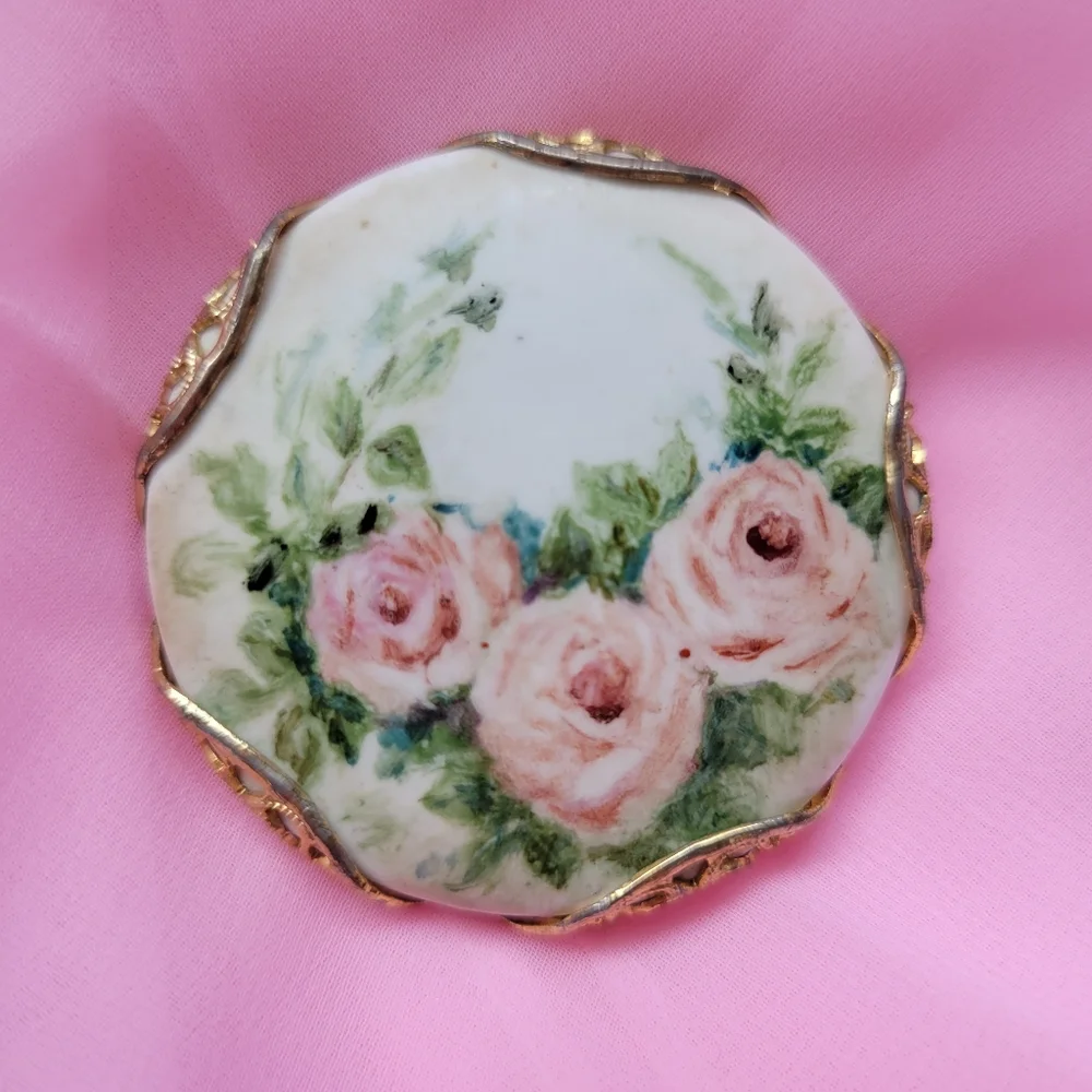 Vintage pretty painted